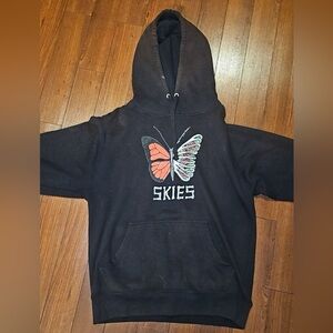 Lil Skies Butterfly Ribs Hoodie sz M